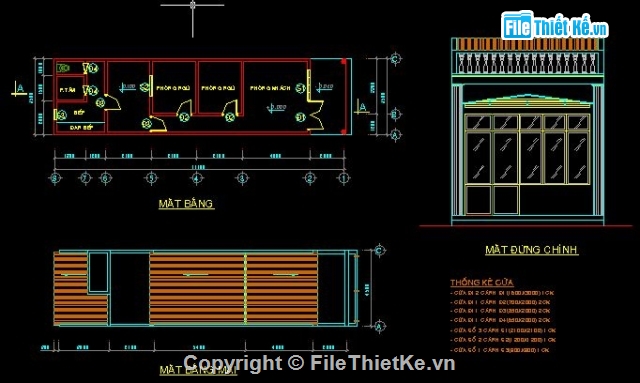 nhà cấp 4,nhà kích thước 5 x 17m,Bản vẽ nhà cấp 4 kích thước 6X16.9M,nhà phố kích thước 5 x 17m